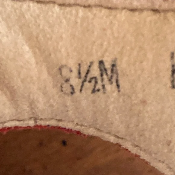 SAS Red Multi Color Sling Thong Sanibel Leather Sandals 8.5M Like New - Picture 5 of 5